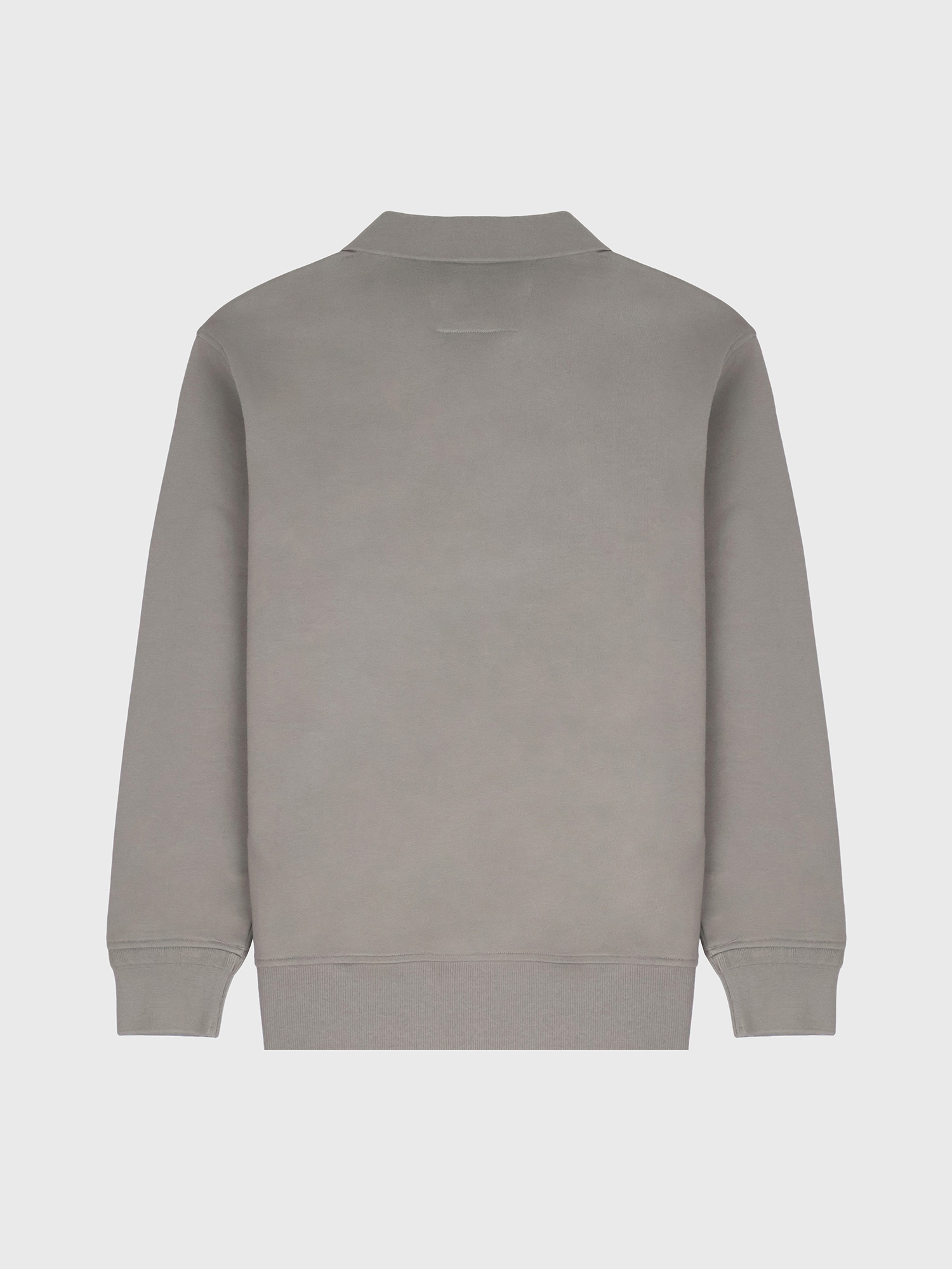 Свитшот на молнии C.P. Company Logo Diagonal Raised Fleece Half Zip Fallen Rock - Grey