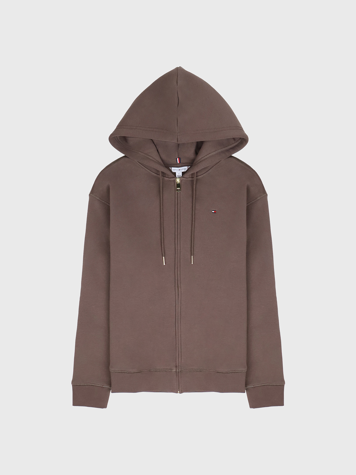 Худи на молнии Tommy Hilfiger Relaxed Fit Zip Hoodie Hot Coco