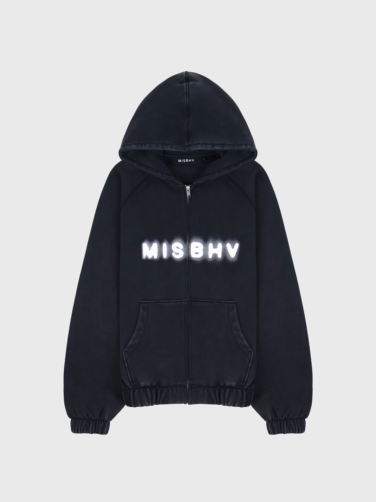 Худи на молнии MISBHV Community Zipped Hoodie Washed Black