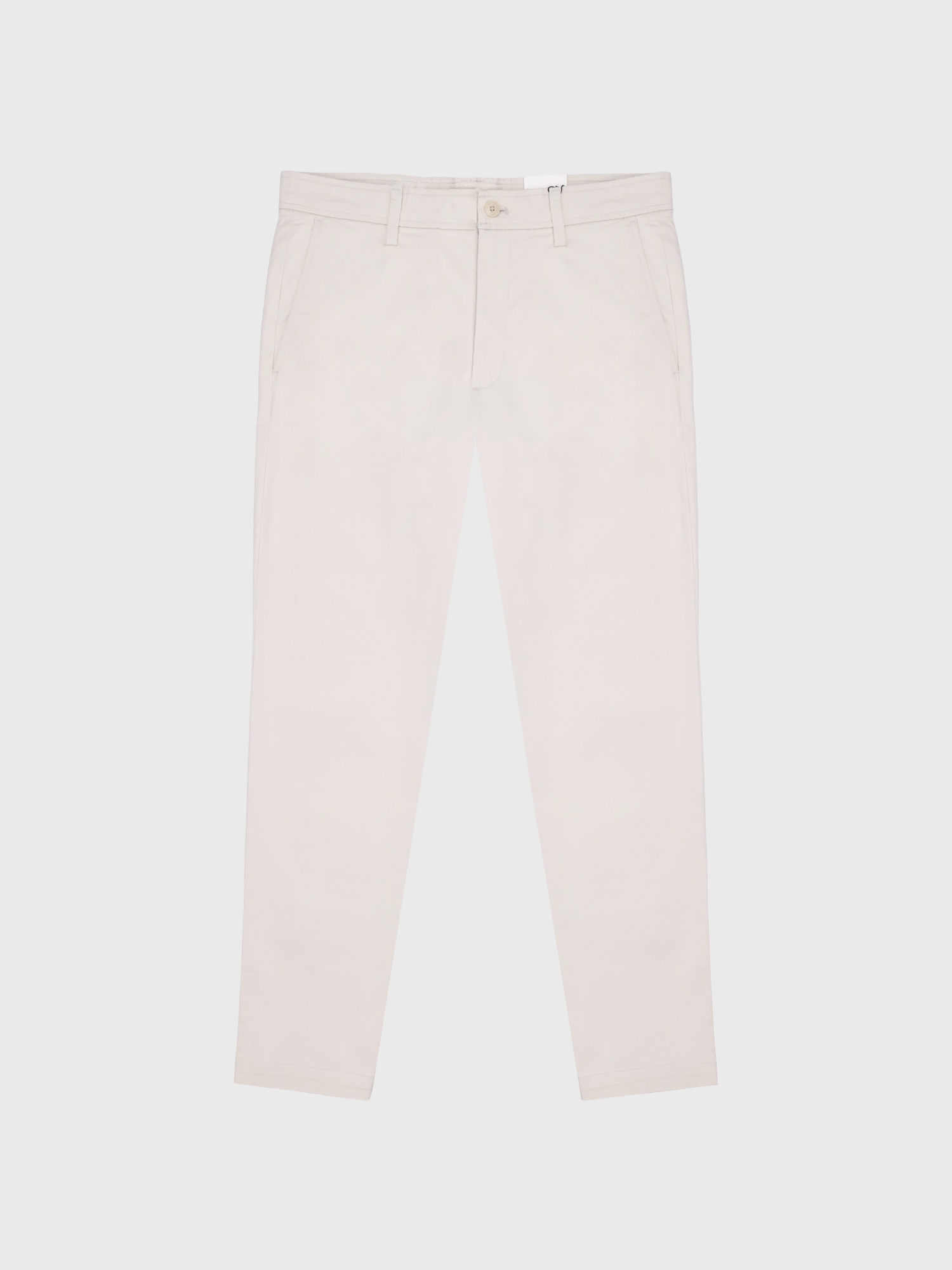 Брюки Calvin Klein Tapered Leg Cropped Chinos Chalk