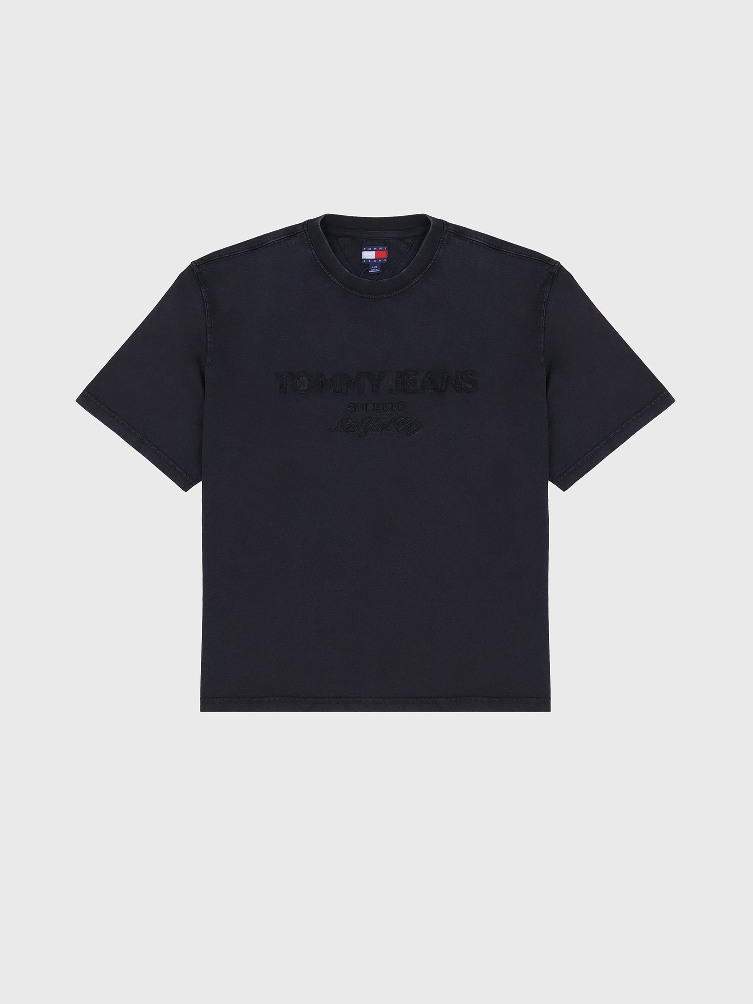 Футболка Tommy Jeans Garment-Dyed Black
