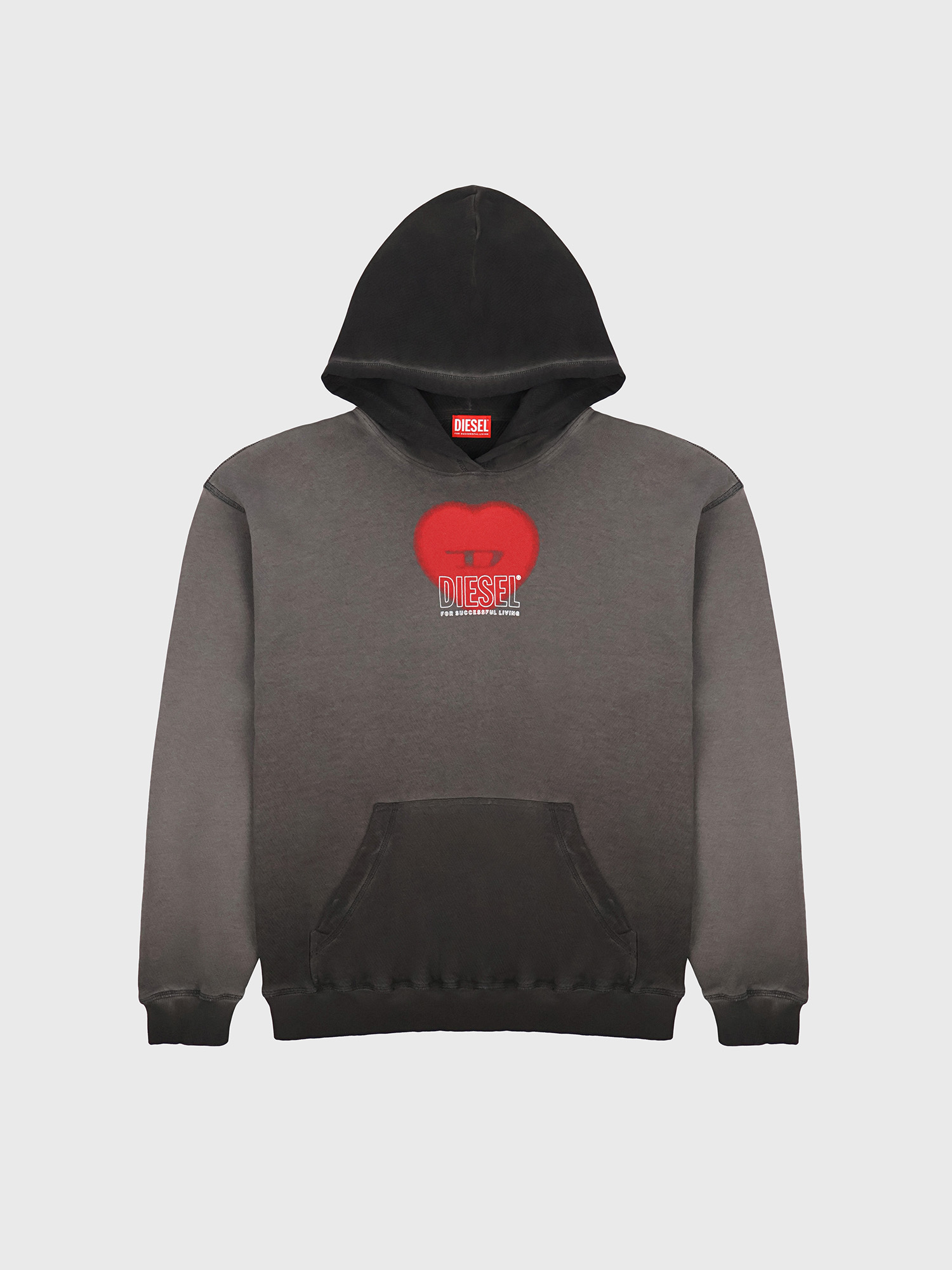 Худи Diesel S-BOXT-HOOD-N10 Felpa Black