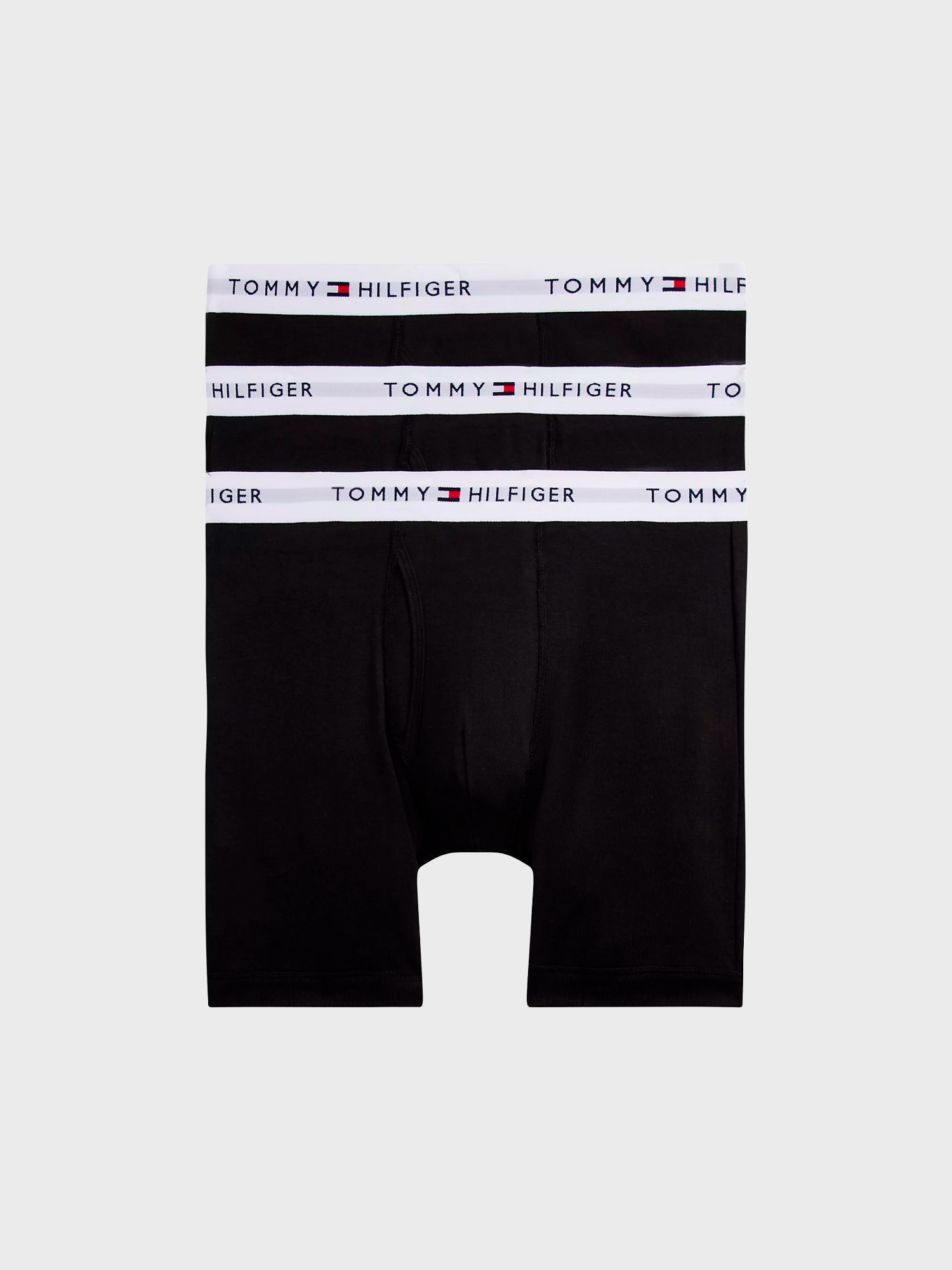 Трусы боксеры-брифы Tommy Hilfiger Cotton Classics 3-Pack Black