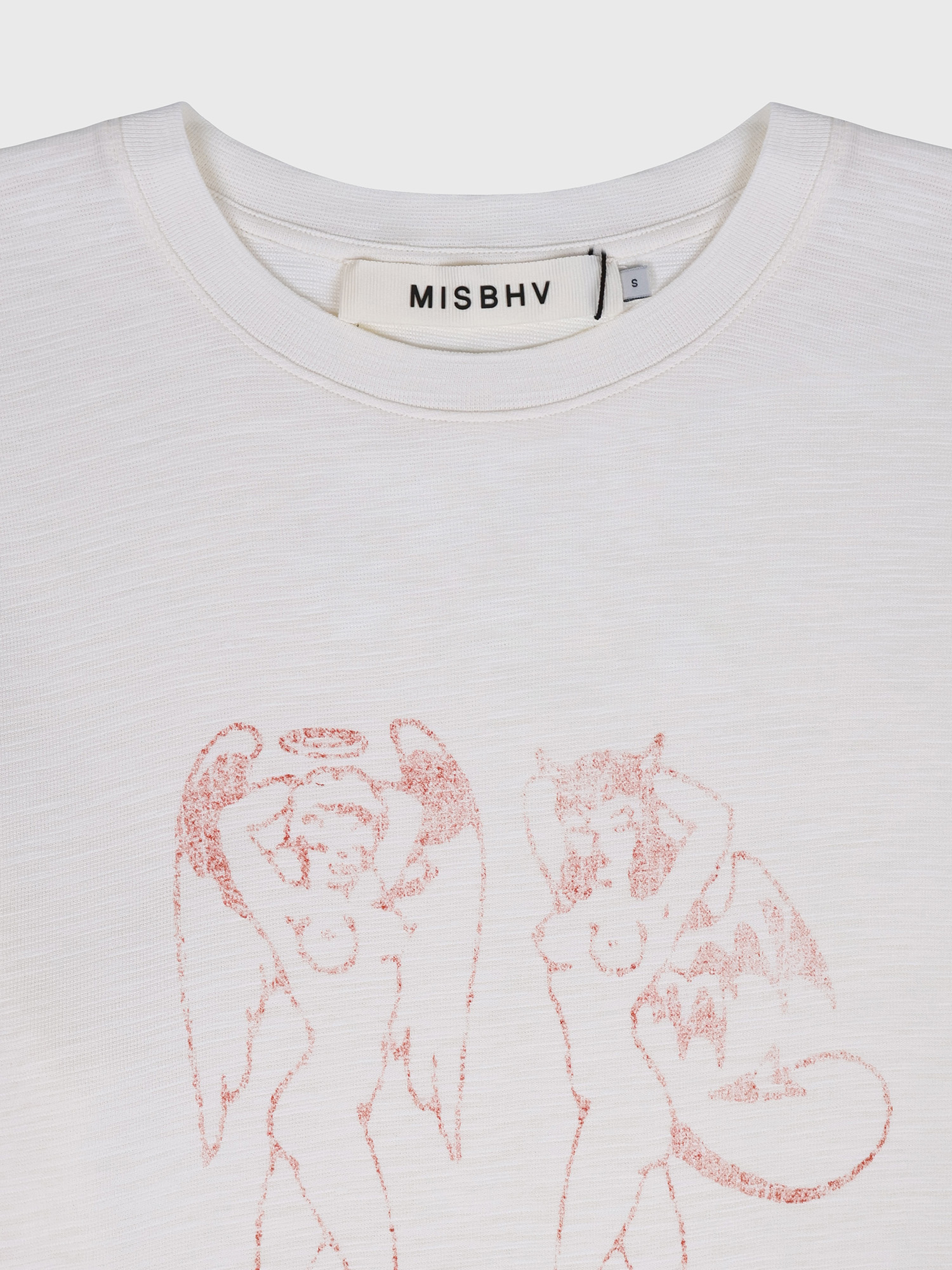 Футболка MISBHV Devil&Angel Off White