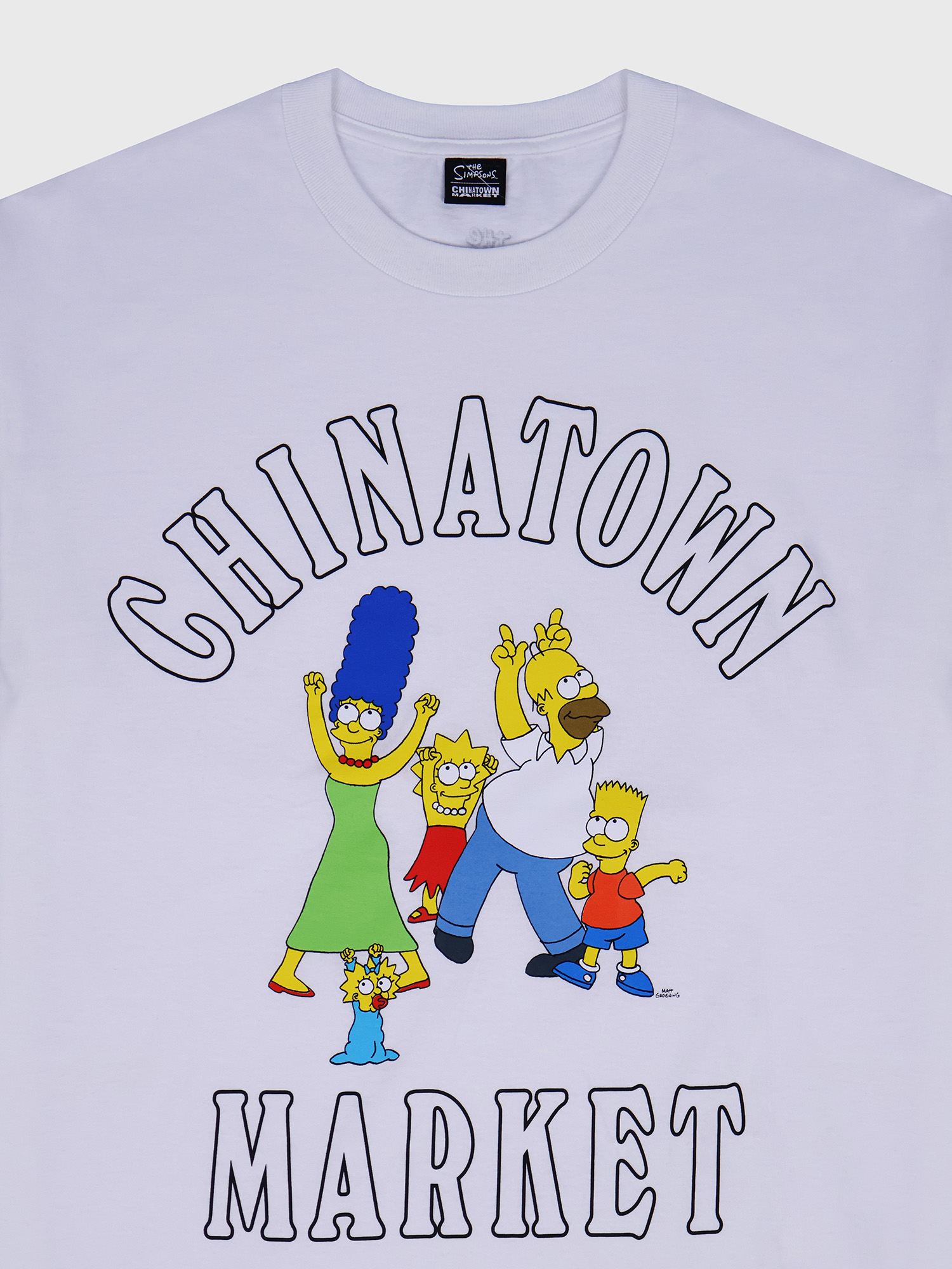 Футболка Chinatown Market x The Simpsons Family OG White