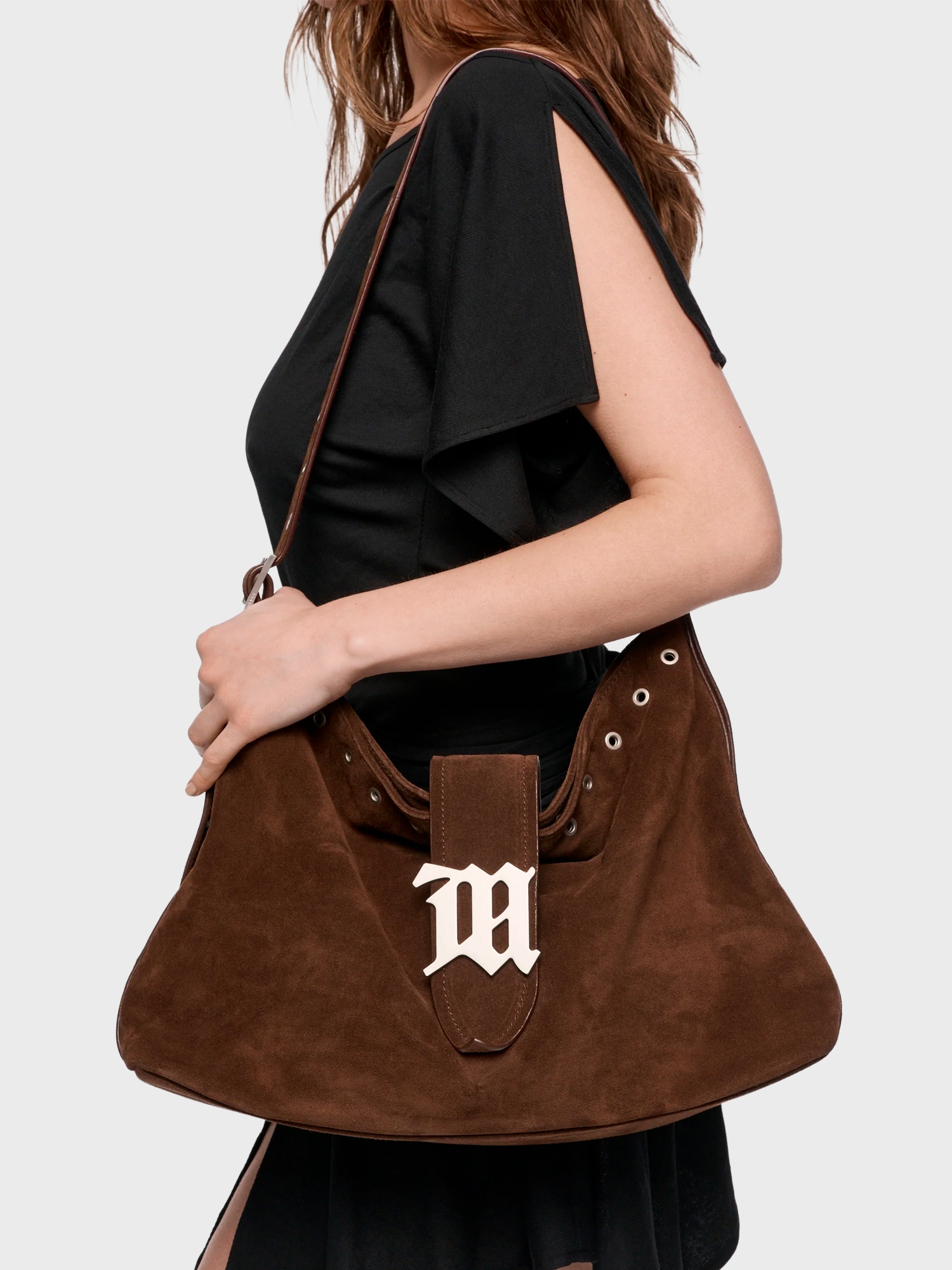 Сумка MISBHV Hobo Suede Bag Brown