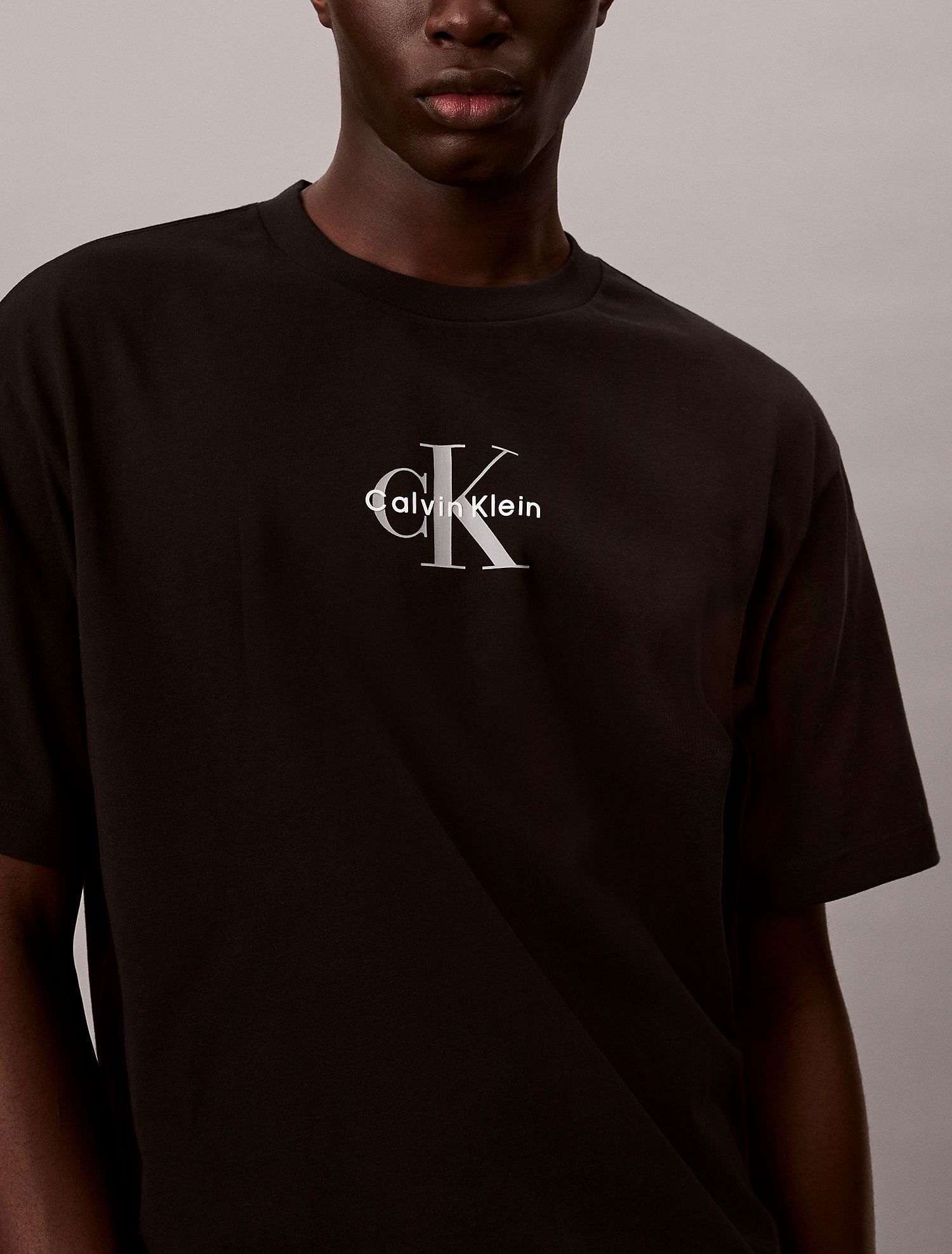 Футболка Calvin Klein Monologo Relaxed Tee Bright Black