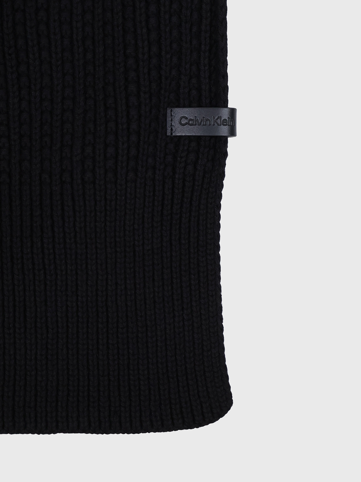 Шарф Calvin Klein Thermal Stitch Scarf Black