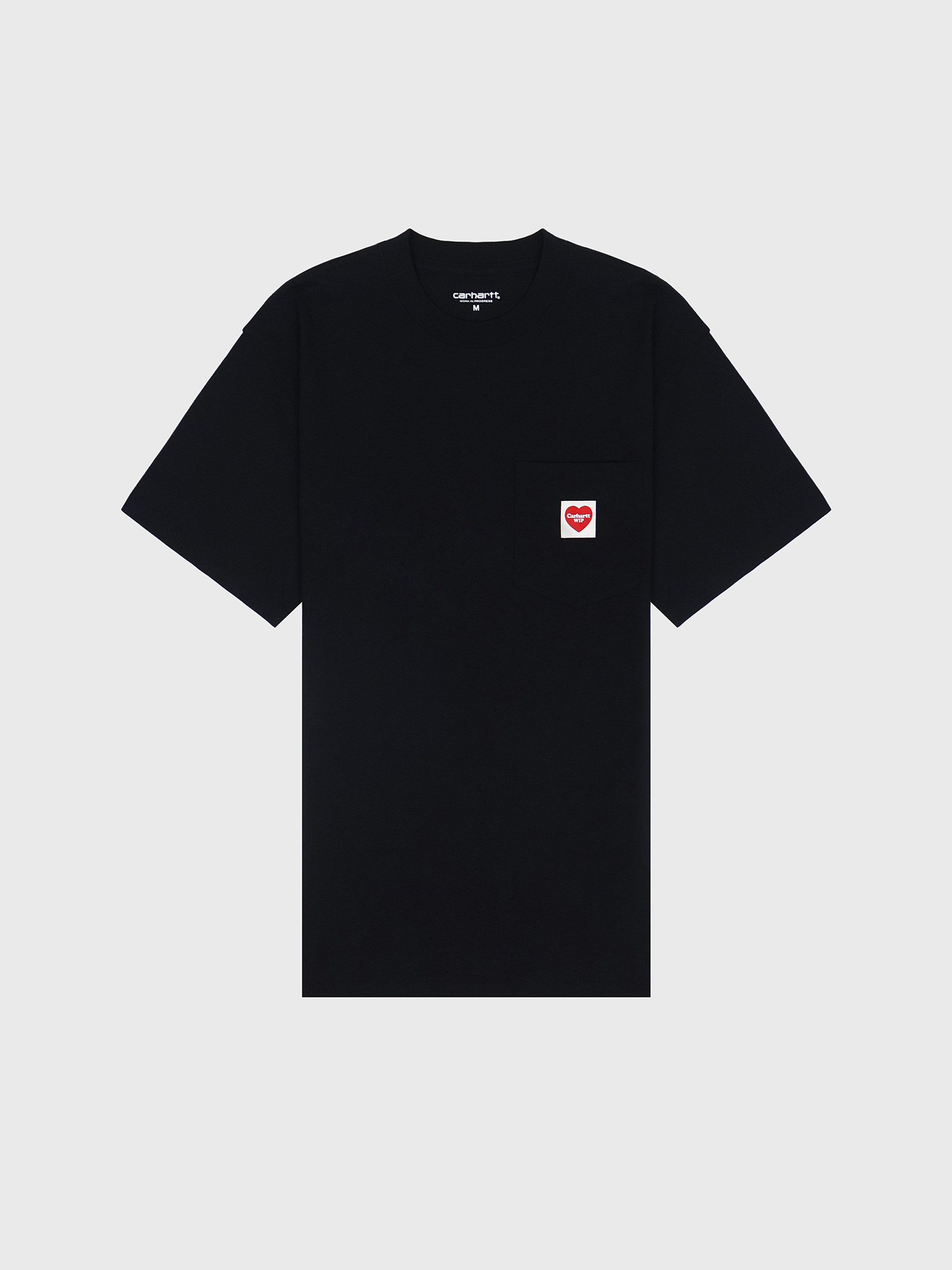 Футболка Carhartt WIP Pocket Heart Black / Red