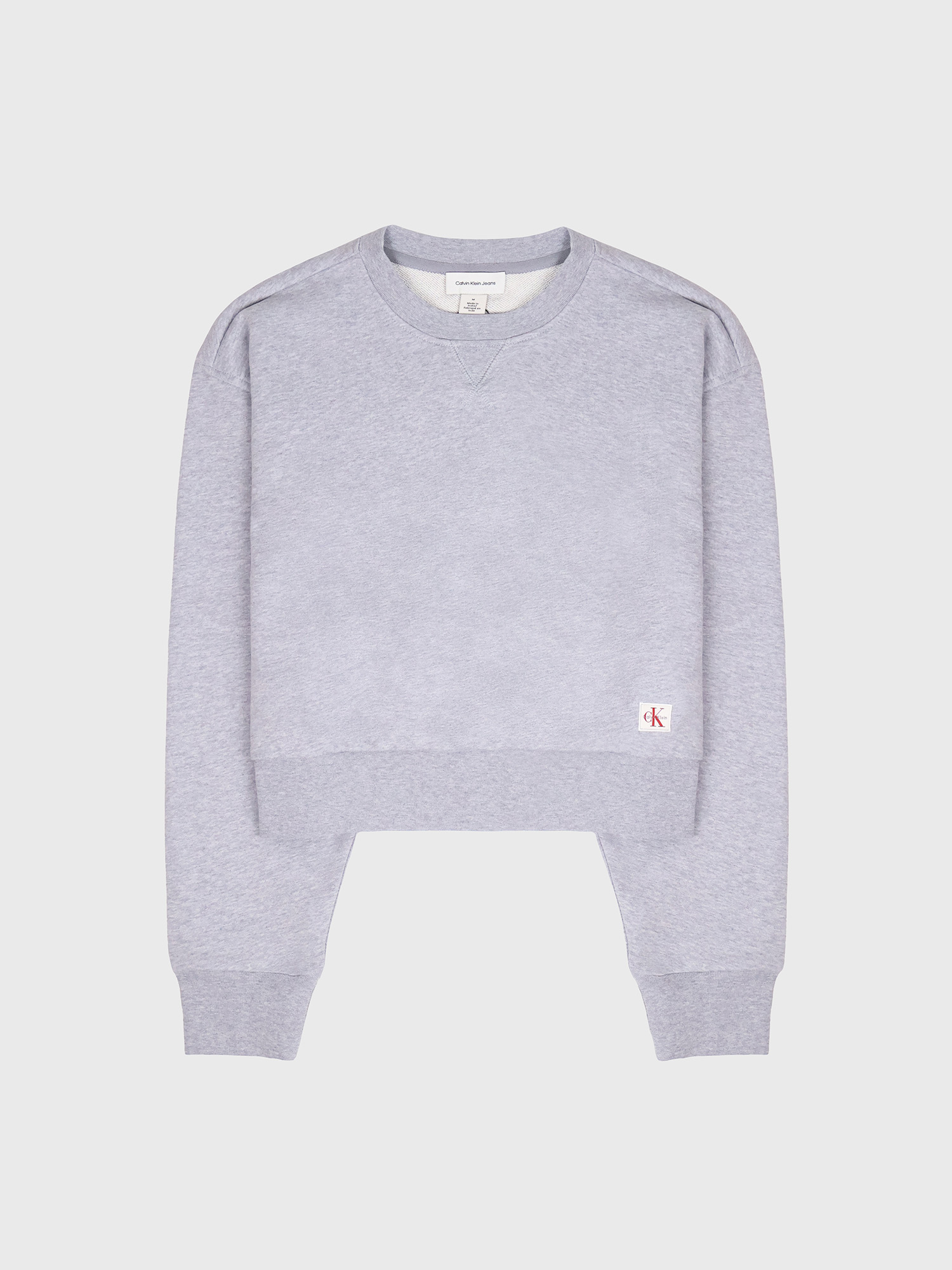 Свитшот Calvin Klein French Terry Cropped Relaxed Sweatshirt Grey Heather