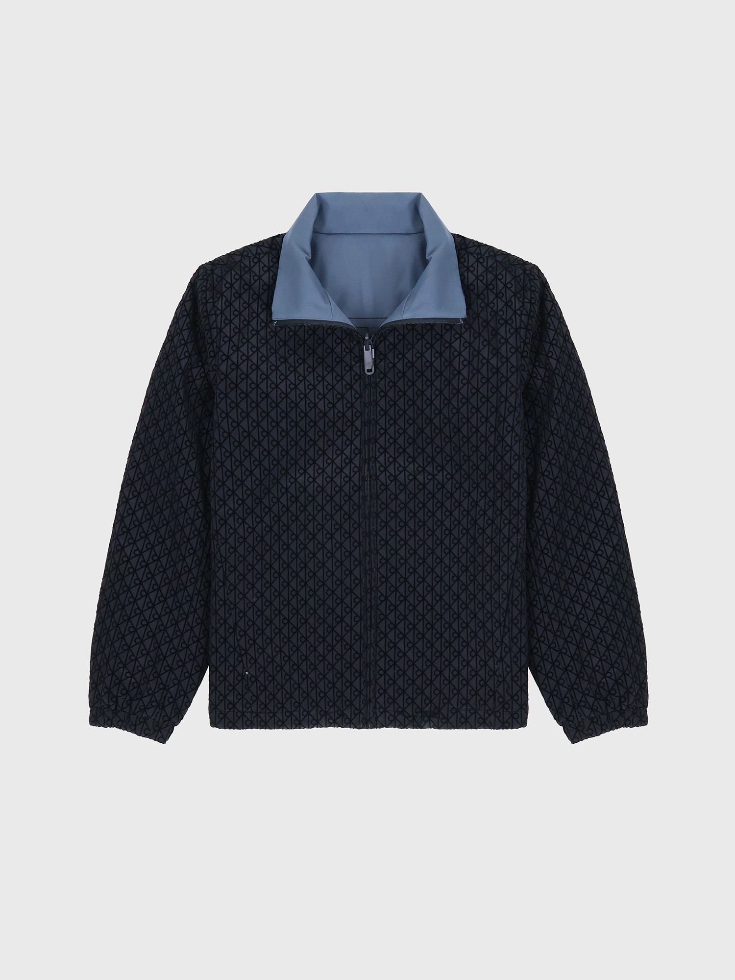 Куртка Calvin Klein Allover Emblem Logo Reversible Black