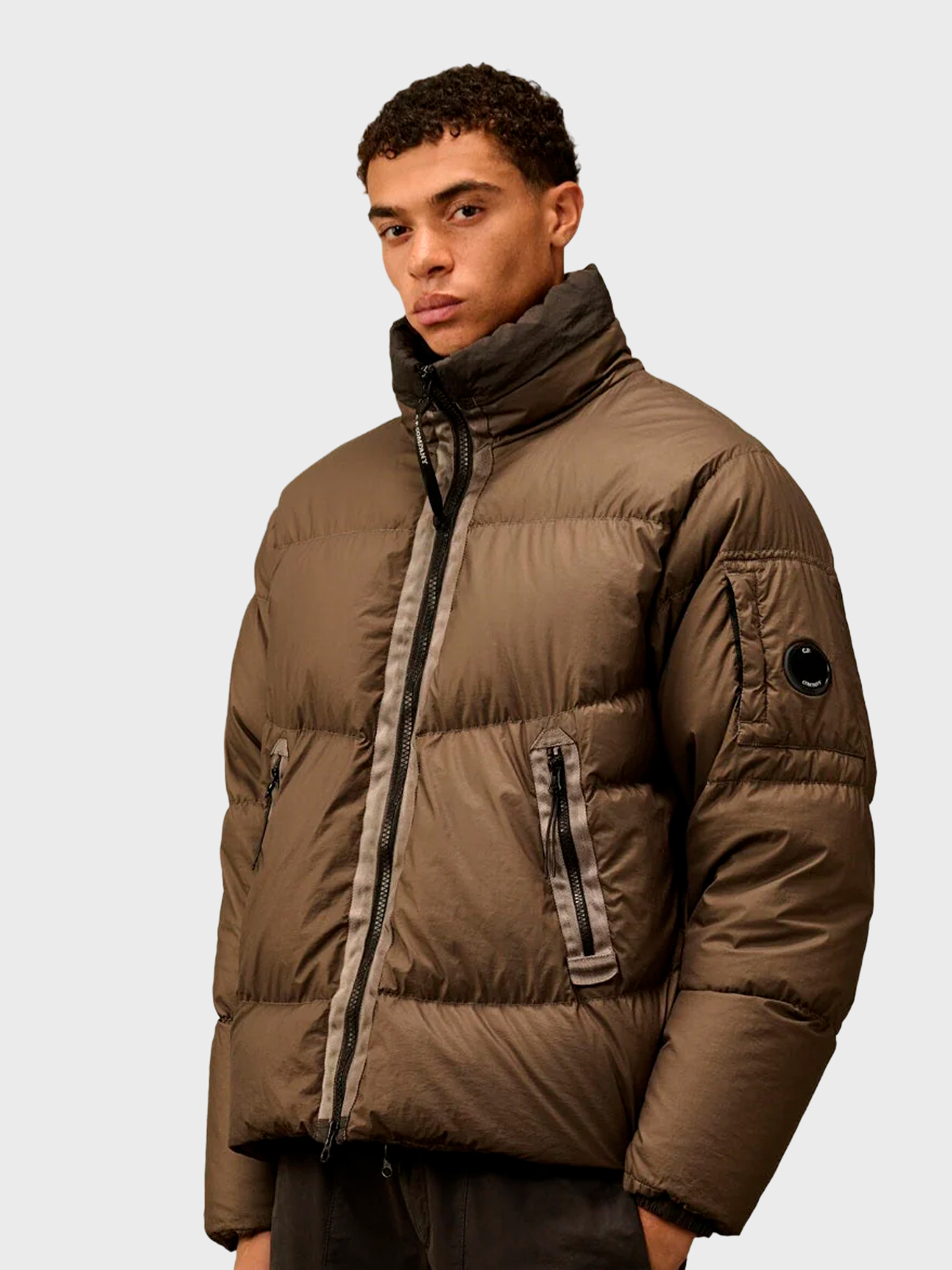 Пуховик C.P. Company Bi-Tm Walnut Brown
