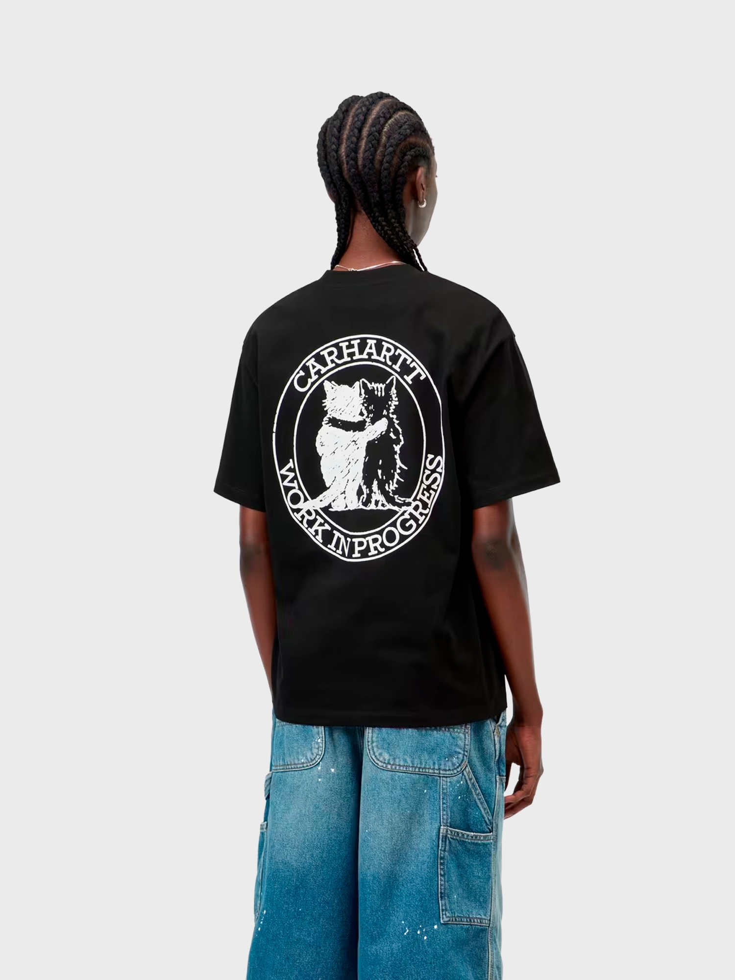 Футболка Carhartt WIP Hugging Cats Black