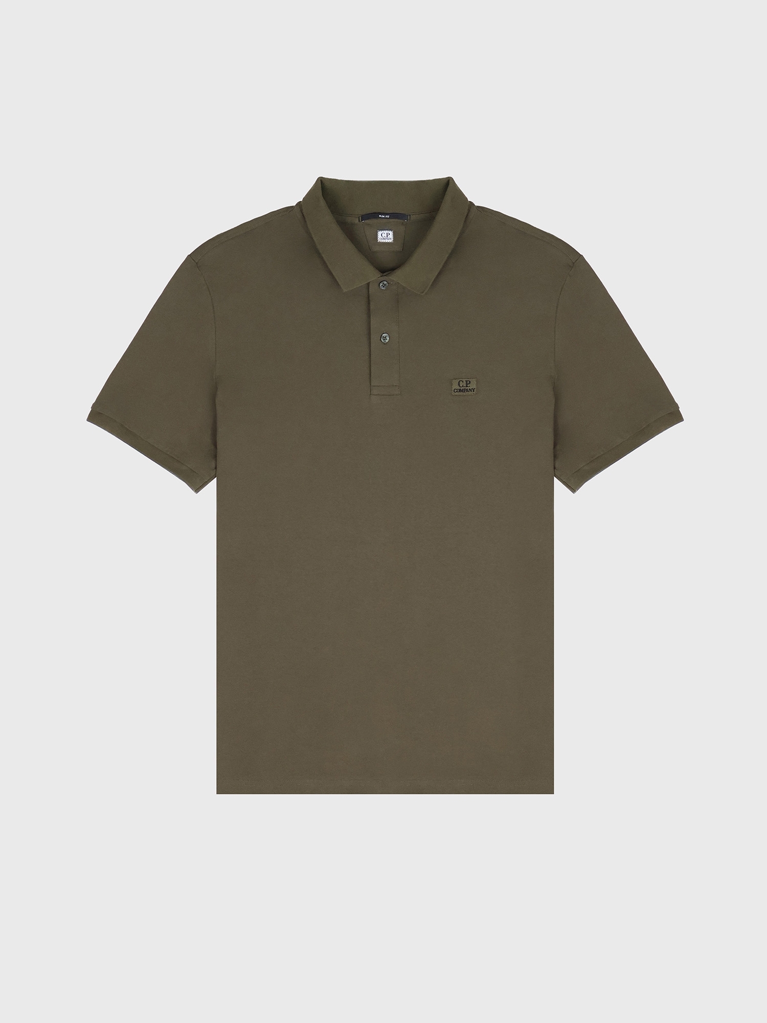 Поло C.P. Company Stretch Piquet Slim Ivy Green