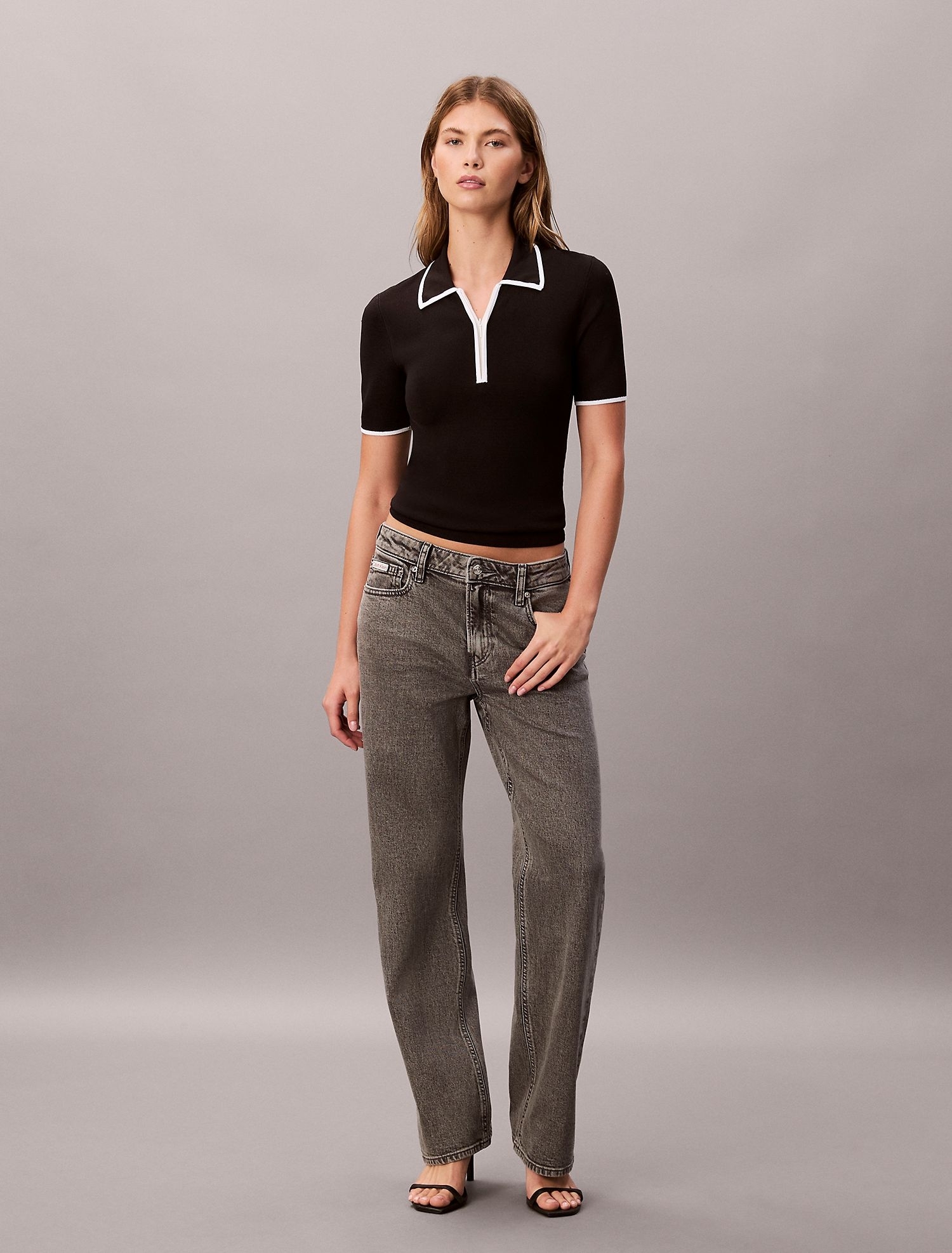 Джинсы Calvin Klein 90s Straight Jeans Slate Grey