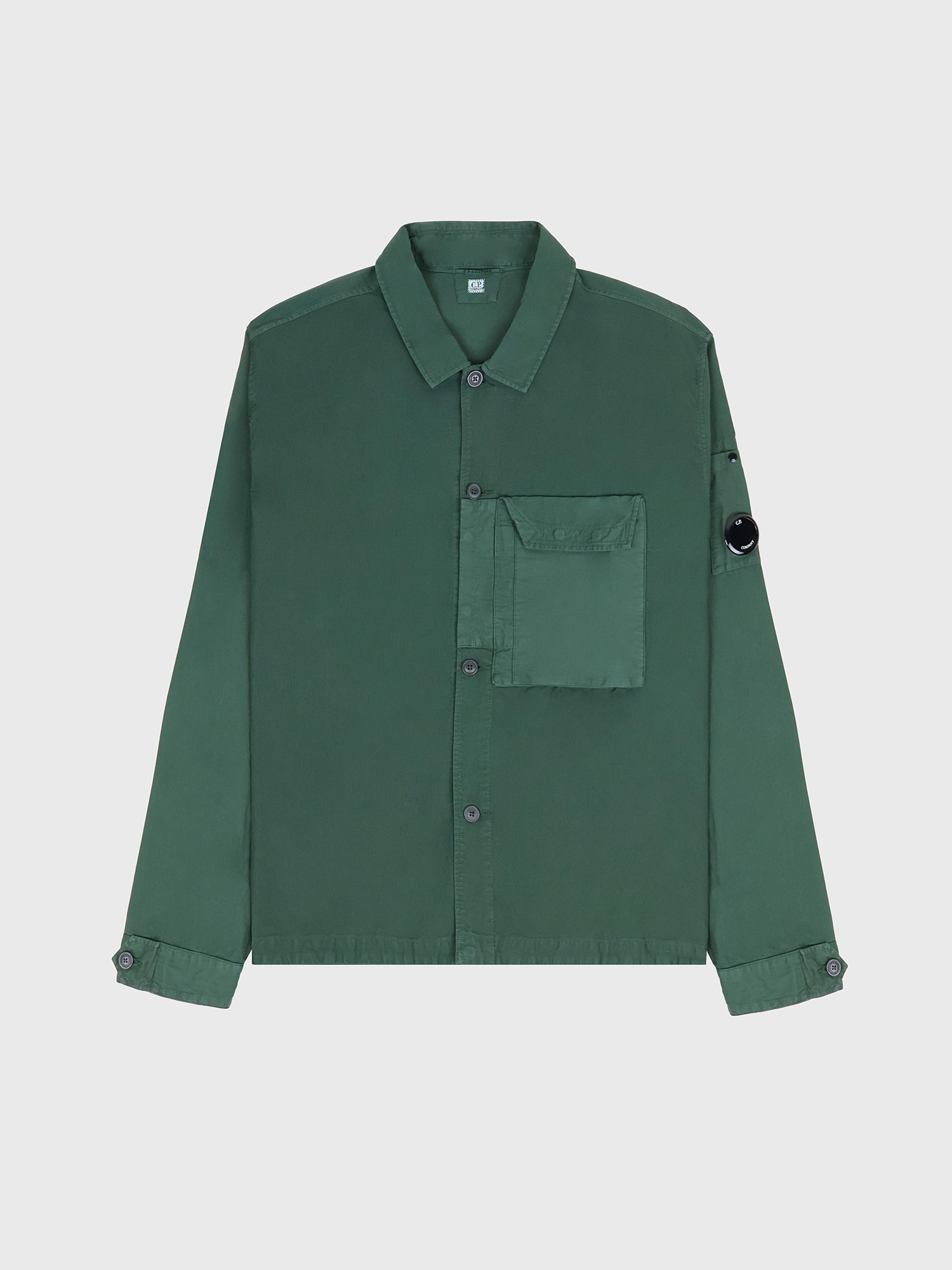 Рубашка C.P. Company Ottoman Duck Green