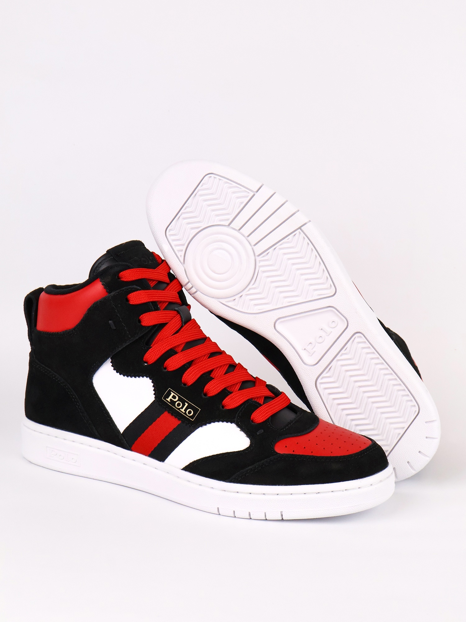 Кроссовки Polo Ralph Lauren Crt HGH Black / Red
