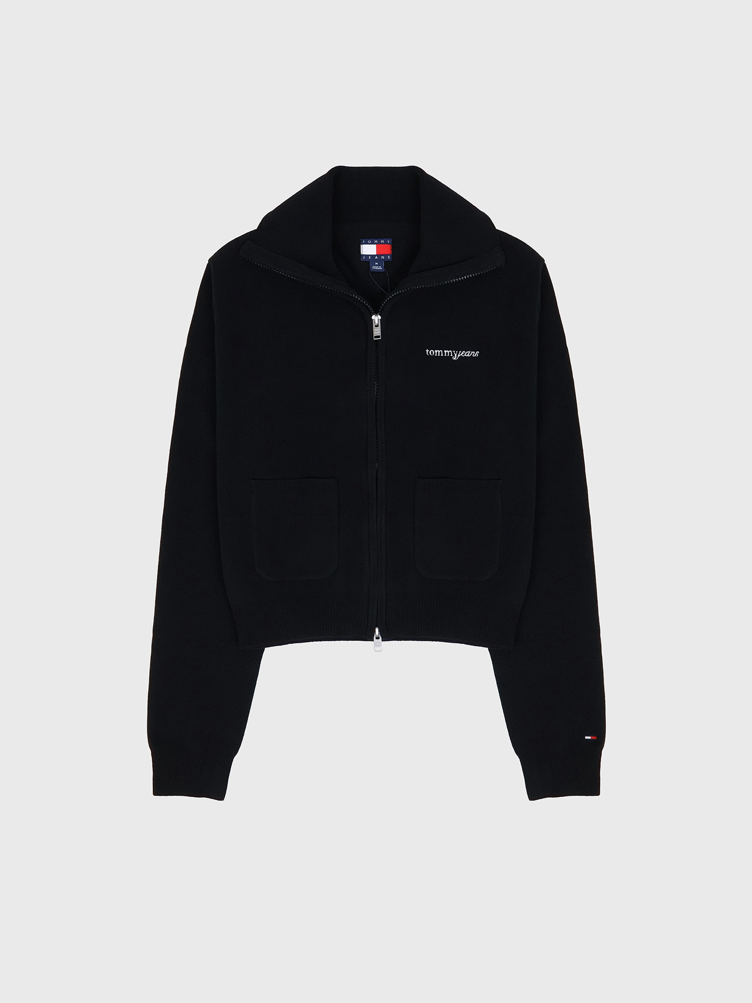 Кардиган Tommy Jeans Chenille Zip Black