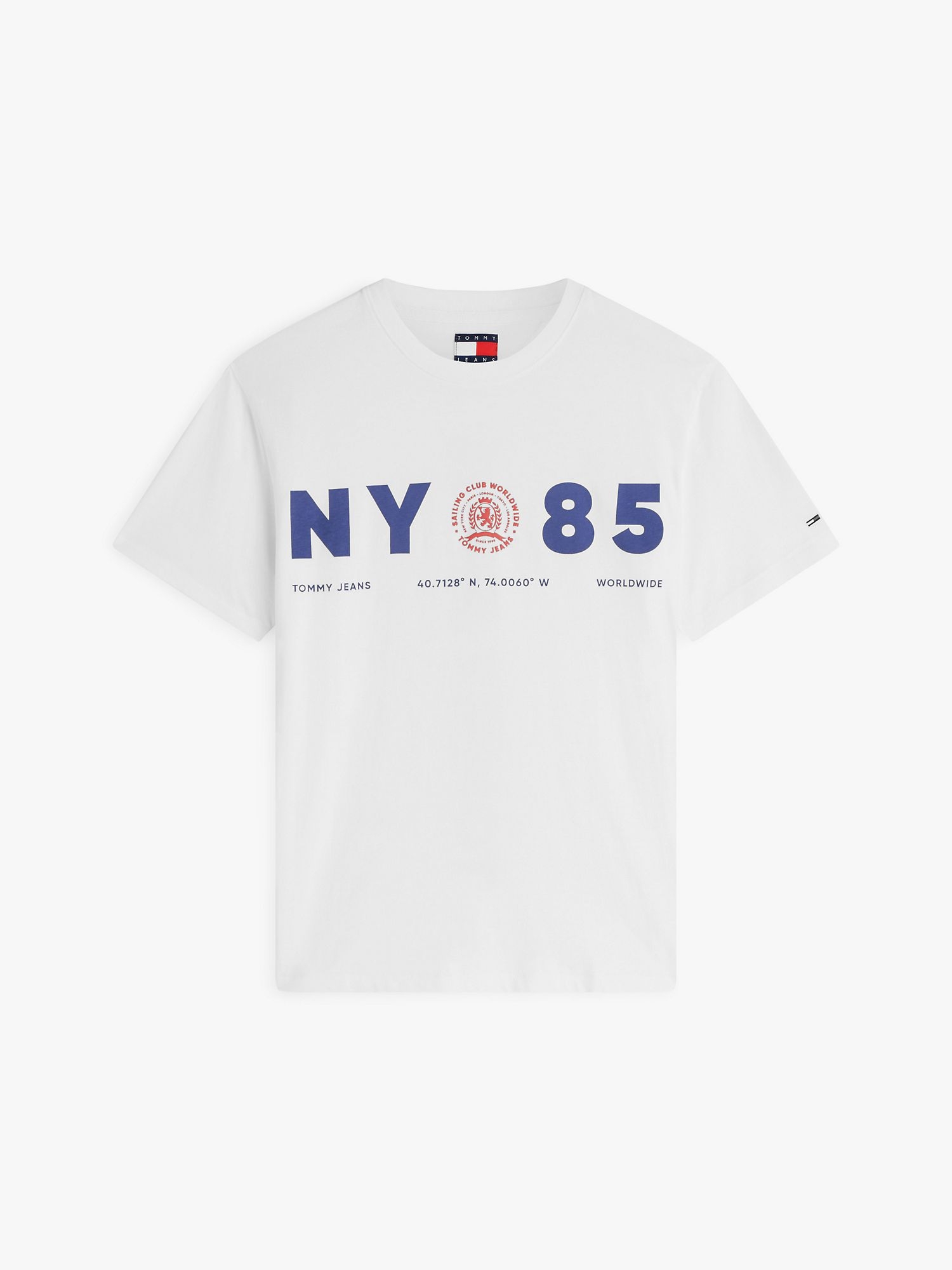 Футболка Tommy Jeans Relaxed Fit NY 85 Ecru