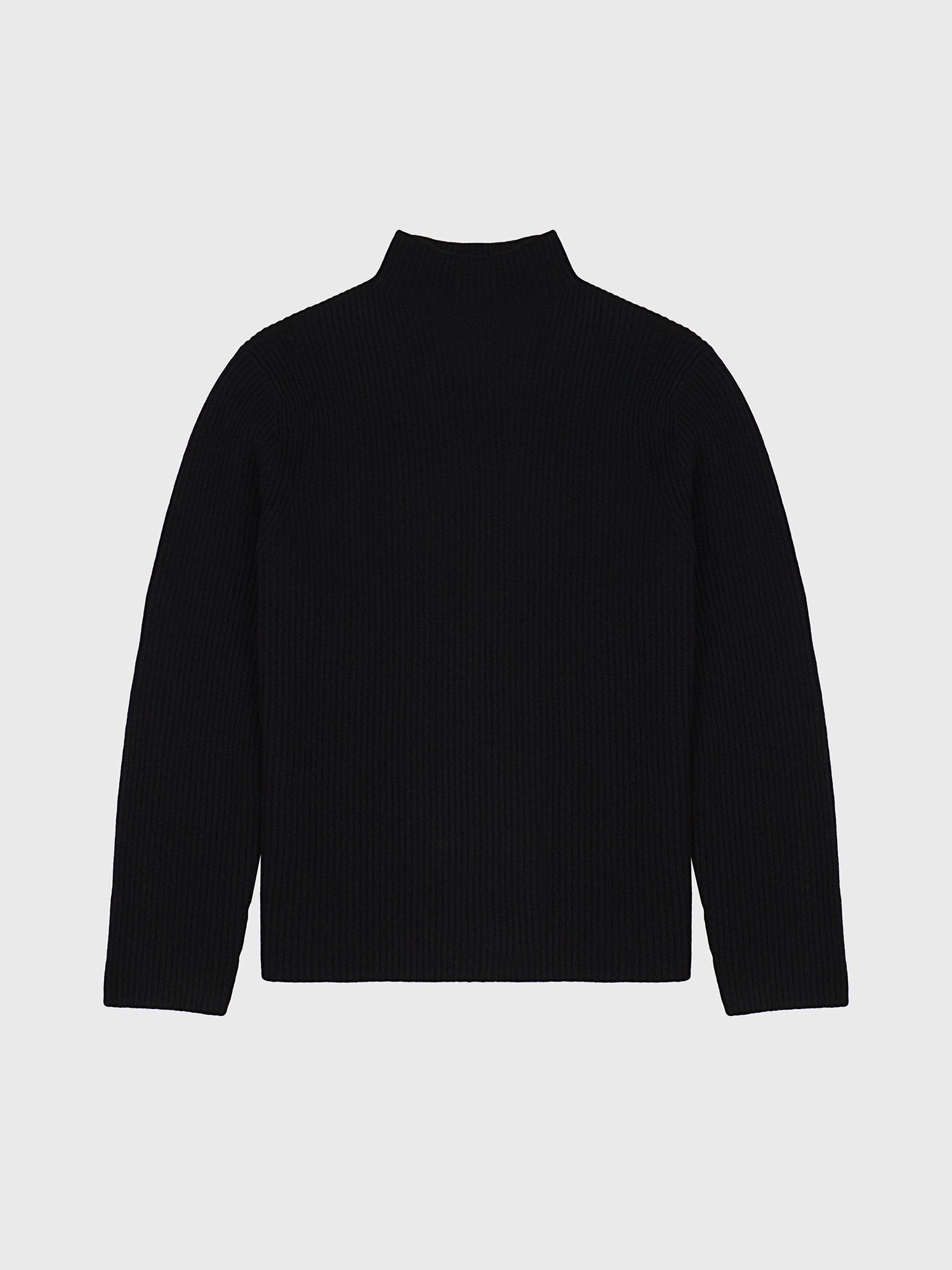 Свитер Calvin Klein Wool Blend Mock Neck Black