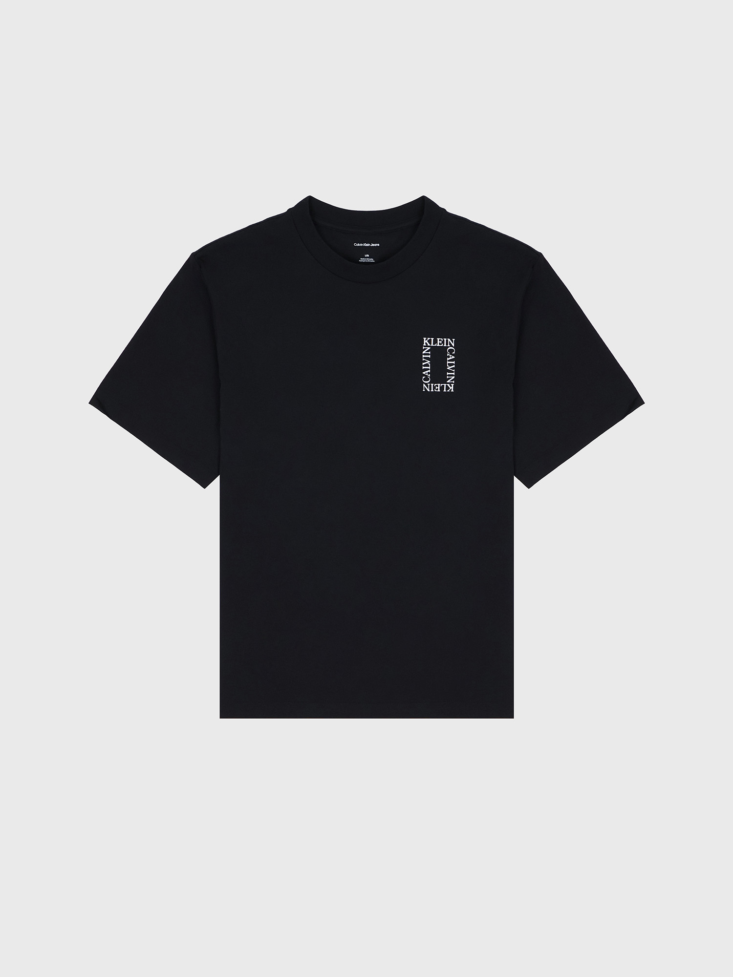 Футболка Calvin Klein Square Logo Graphic Relaxed Black