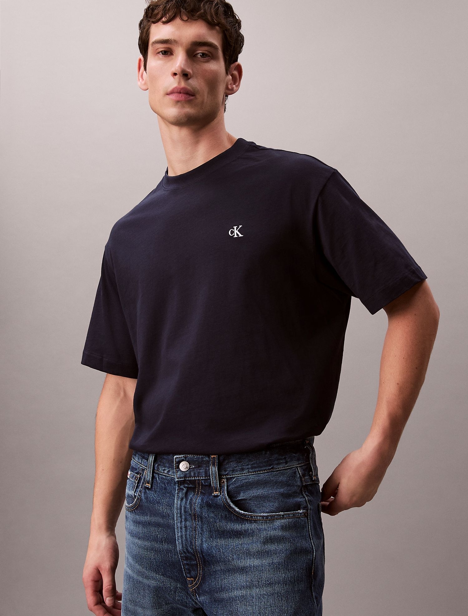 Футболка Calvin Klein Archive Logo Relaxed Dark Sapphire