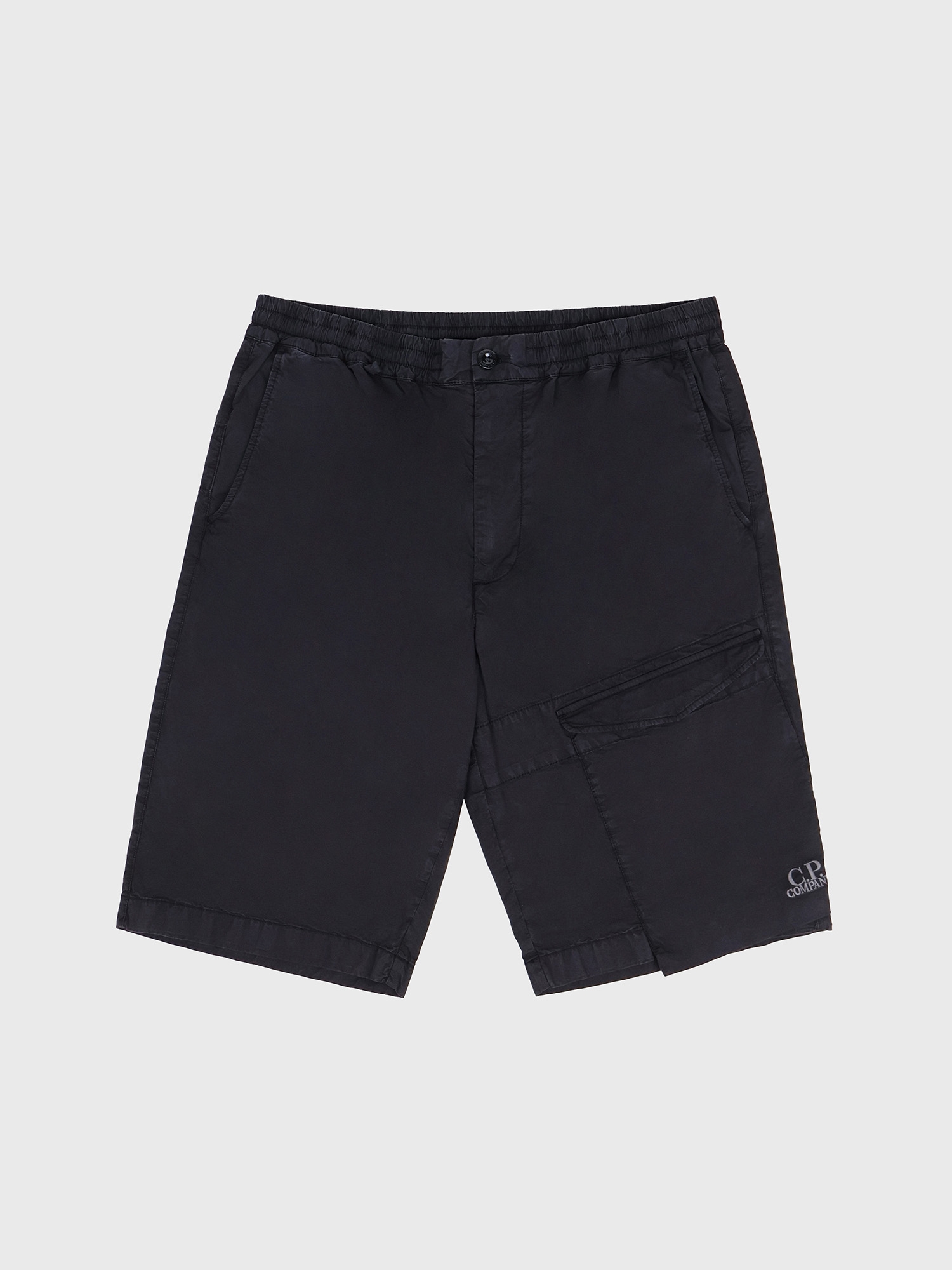 Шорты C.P. Company Cargo Bermuda Garment-Dyed Black