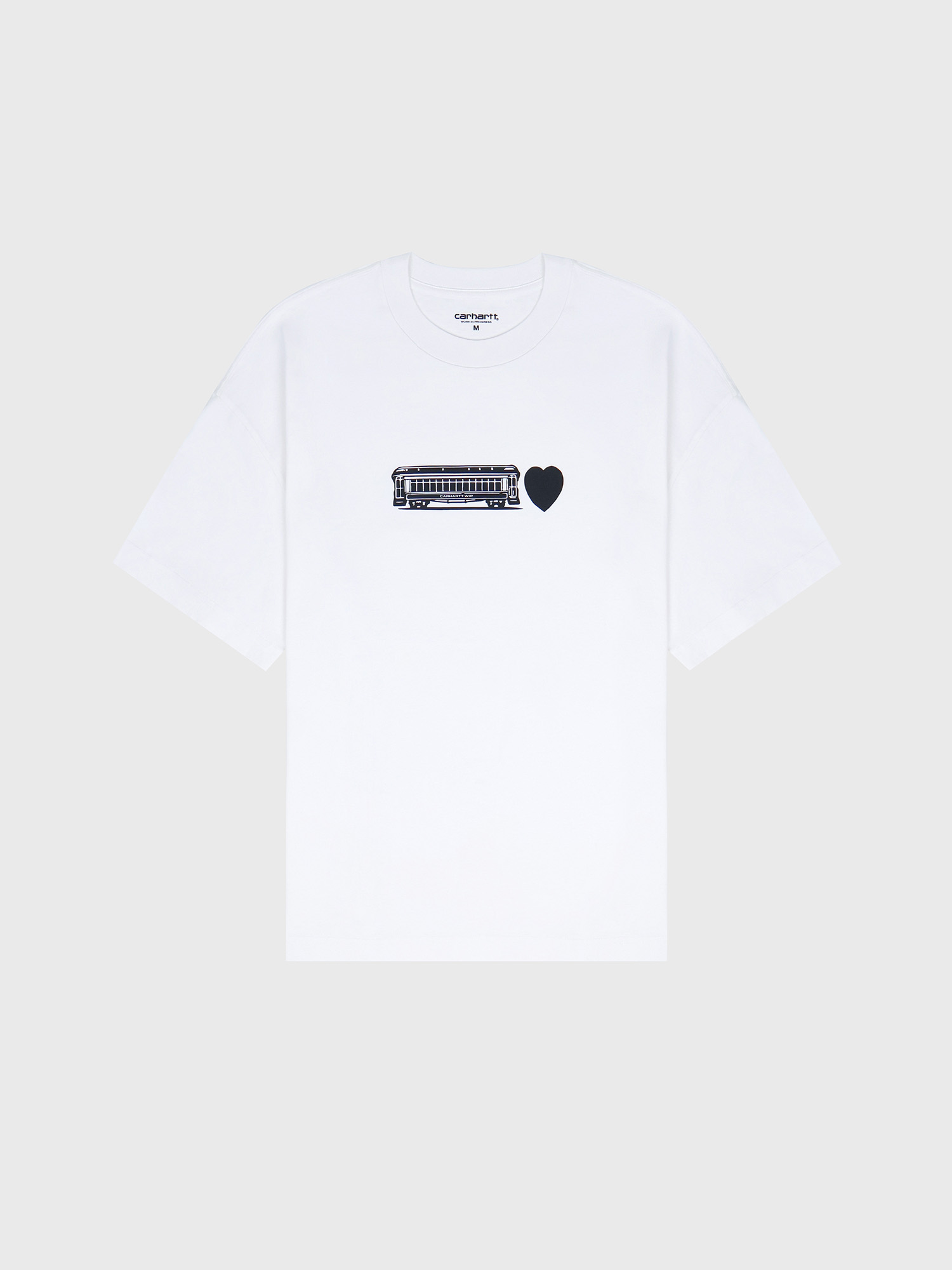 Футболка Carhartt WIP Deconstructed Label White