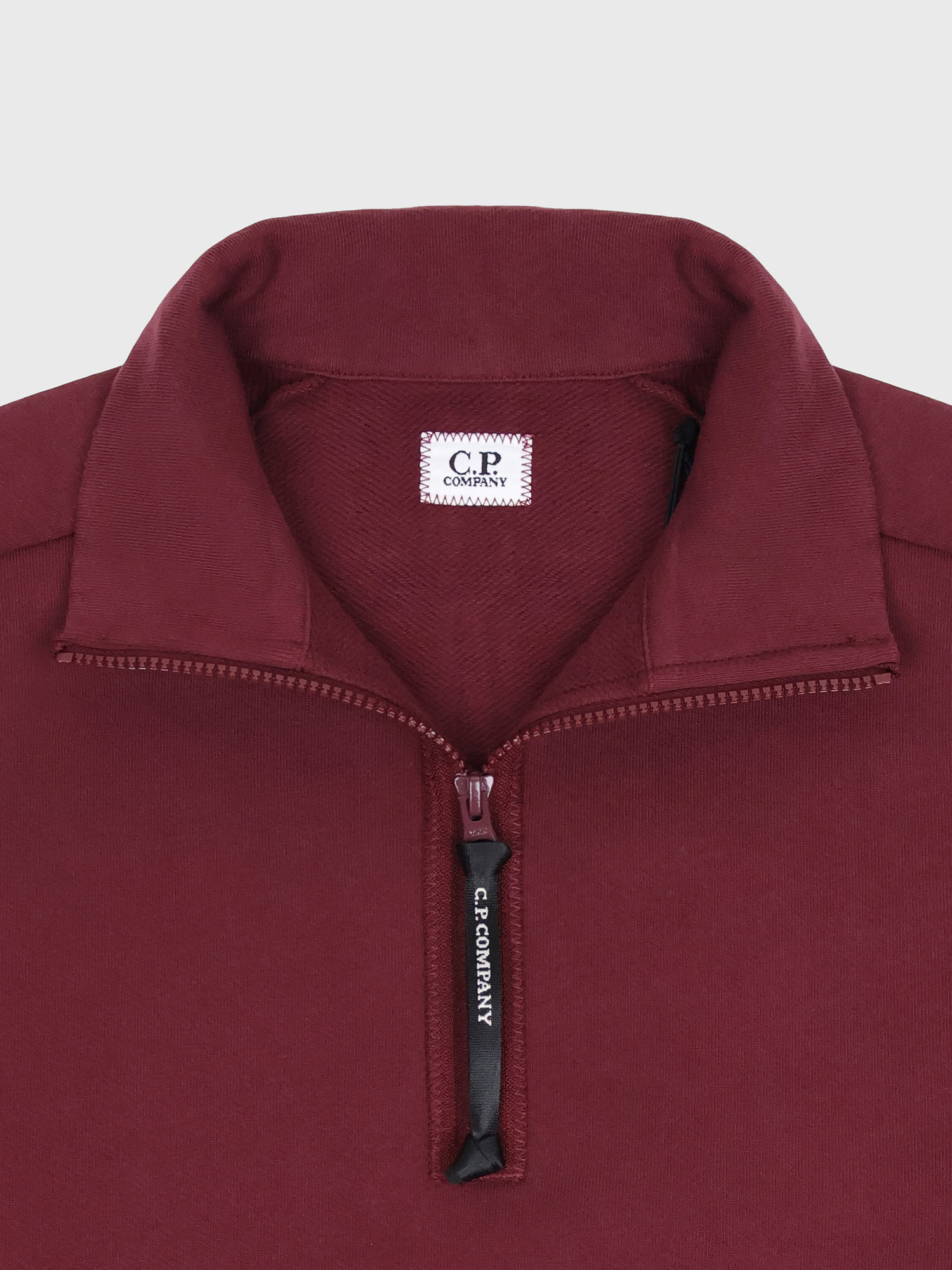 Свитшот на молнии C.P. Company Diagonal Raised Half Zip Port Royal