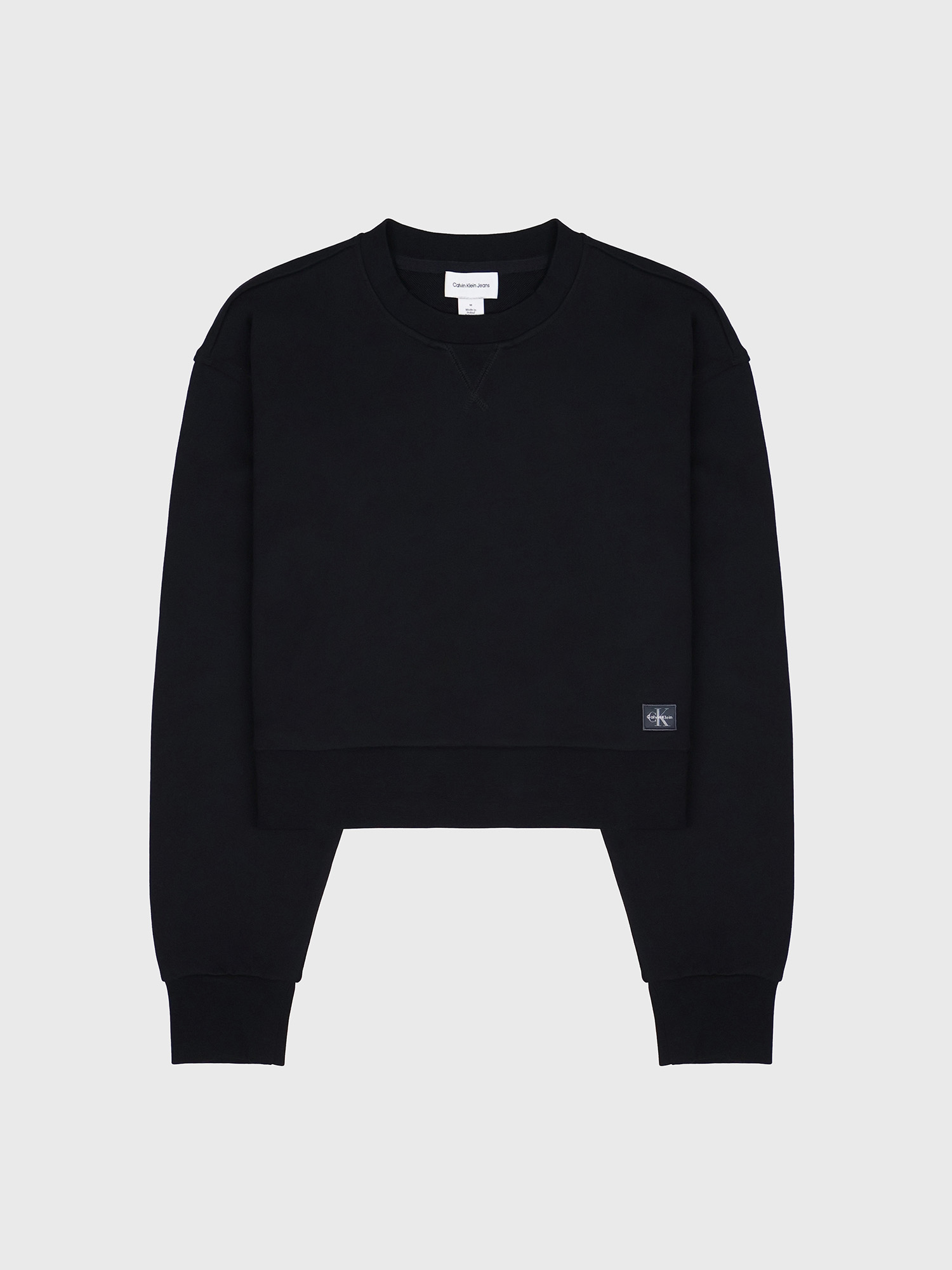 Свитшот Calvin Klein French Terry Cropped Relaxed Sweatshirt Black