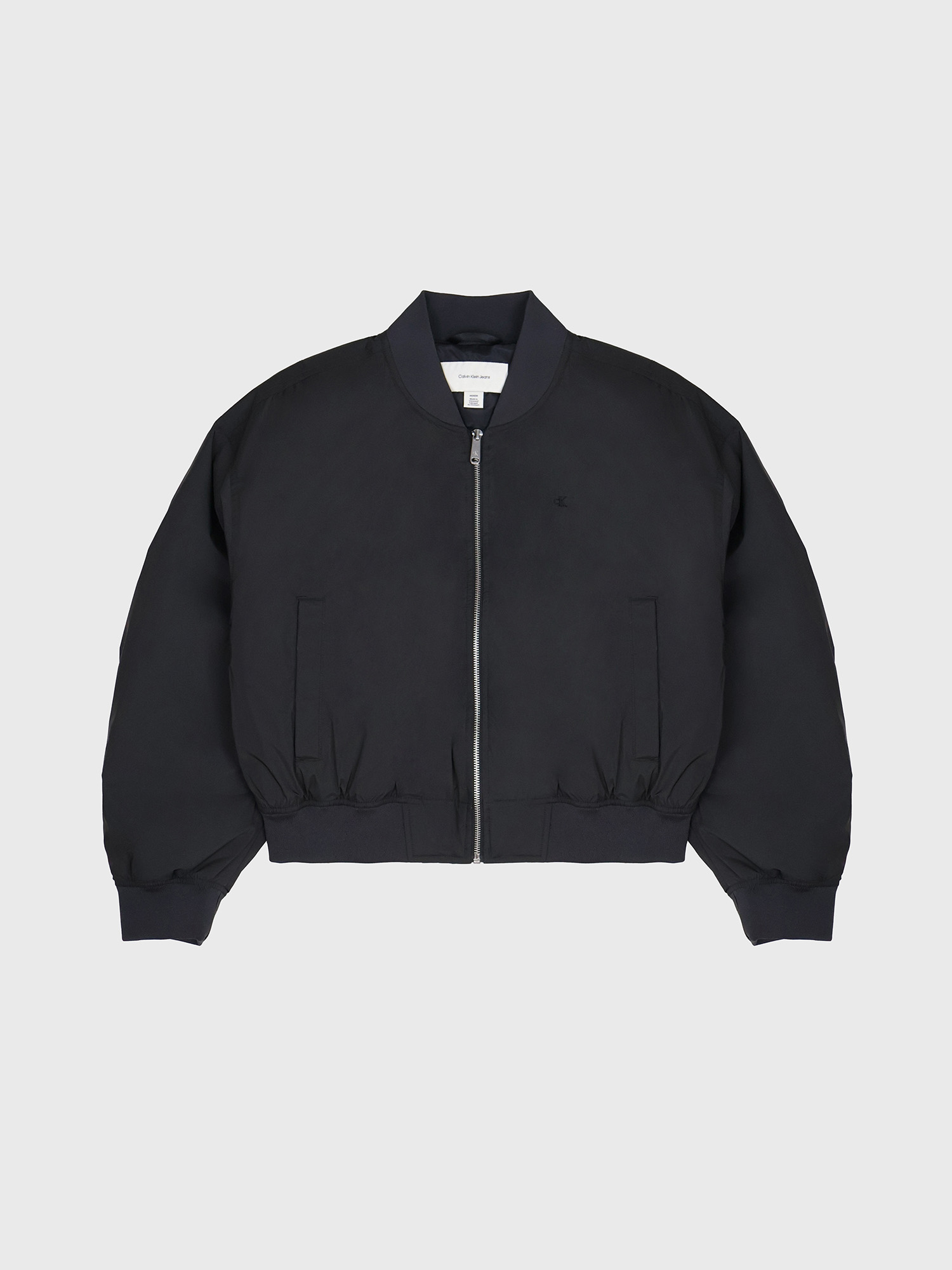 Утепленный бомбер Calvin Klein Logo Graphic Padded Bomber Jacket Black