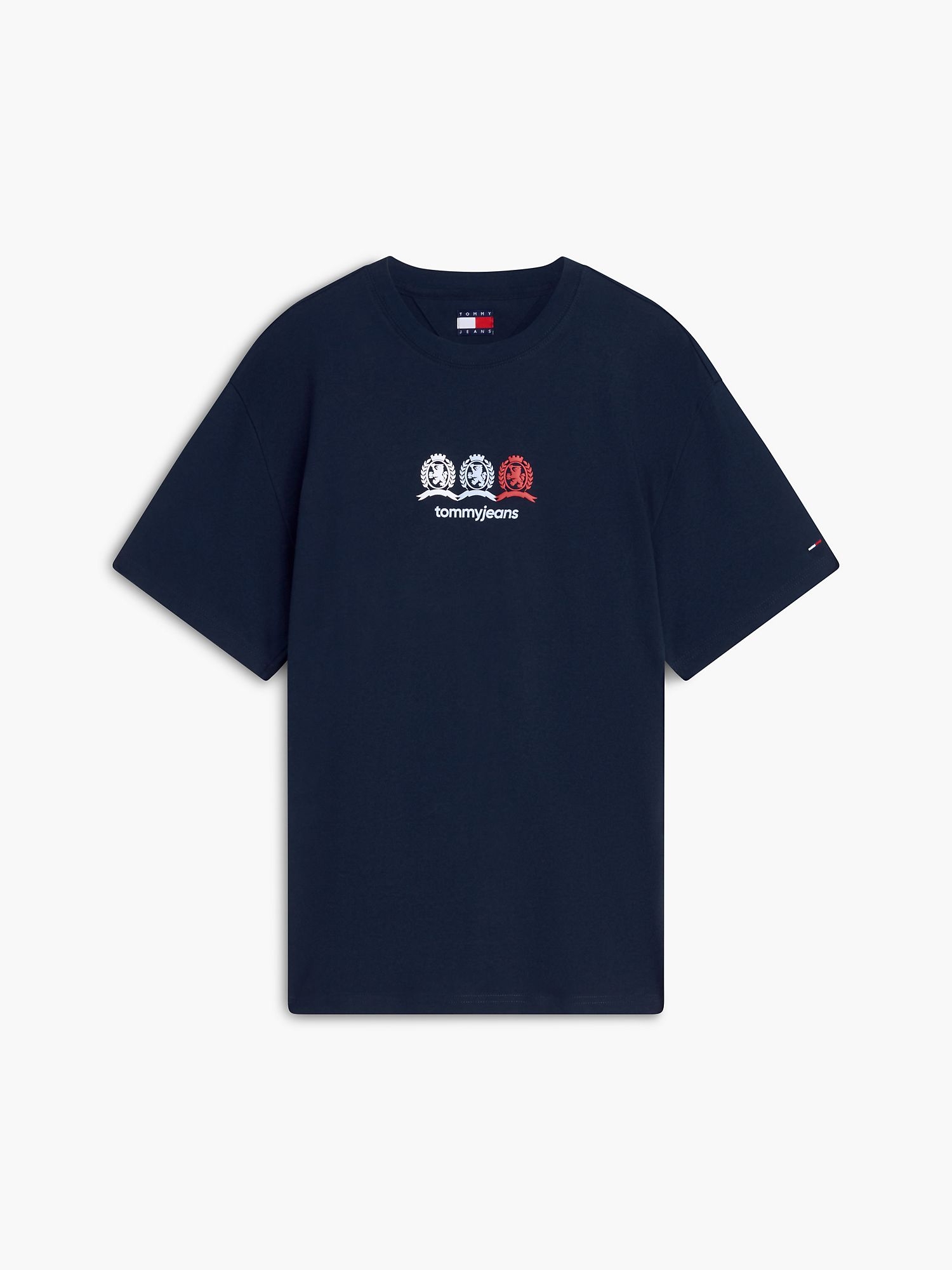 Футболка Tommy Jeans Multi-Crest Logo Dark Navy