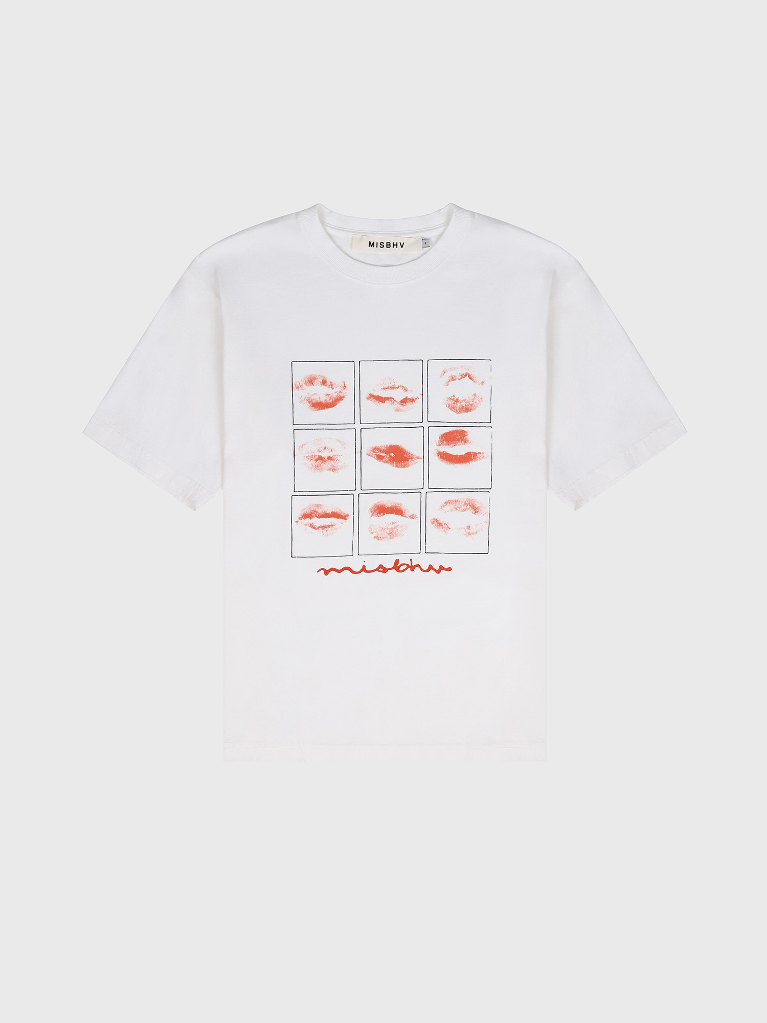 Футболка MISBHV Kiss Xoxo Off White