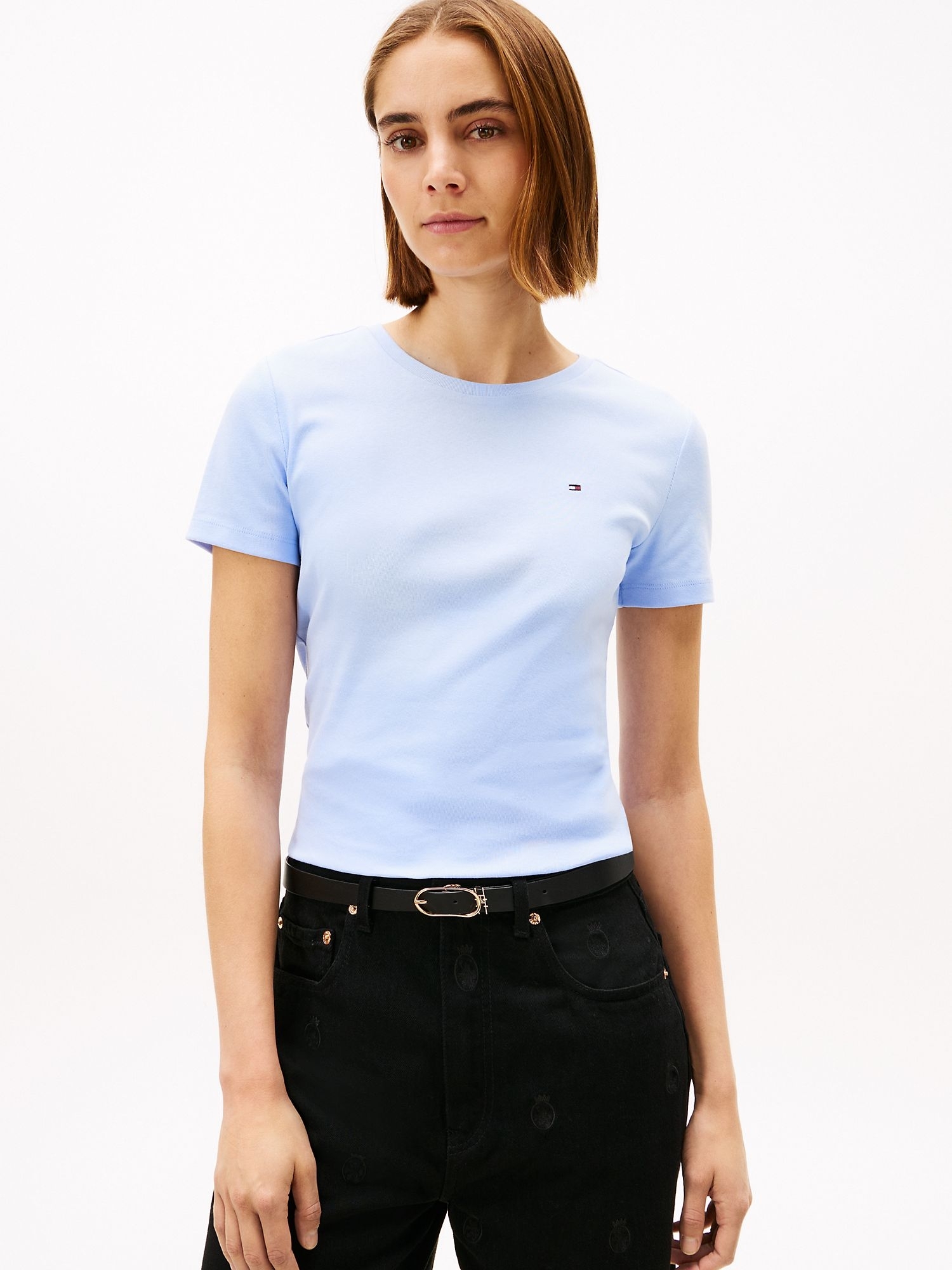 Футболка Tommy Hilfiger Crewneck Favorite T-Shirt Light Blue