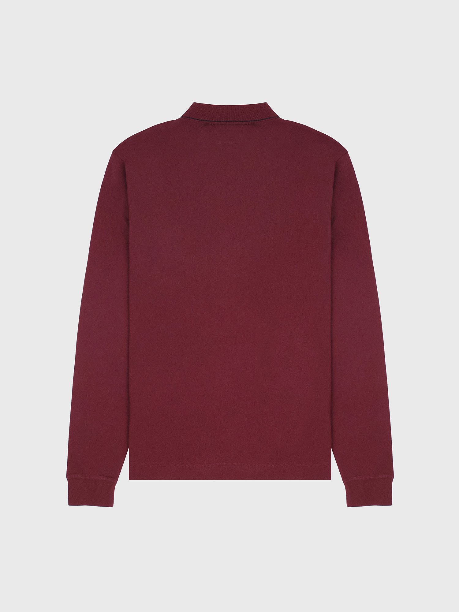 Поло с длинным рукавом C.P. Company Stretch Piquet Line Slim Wine