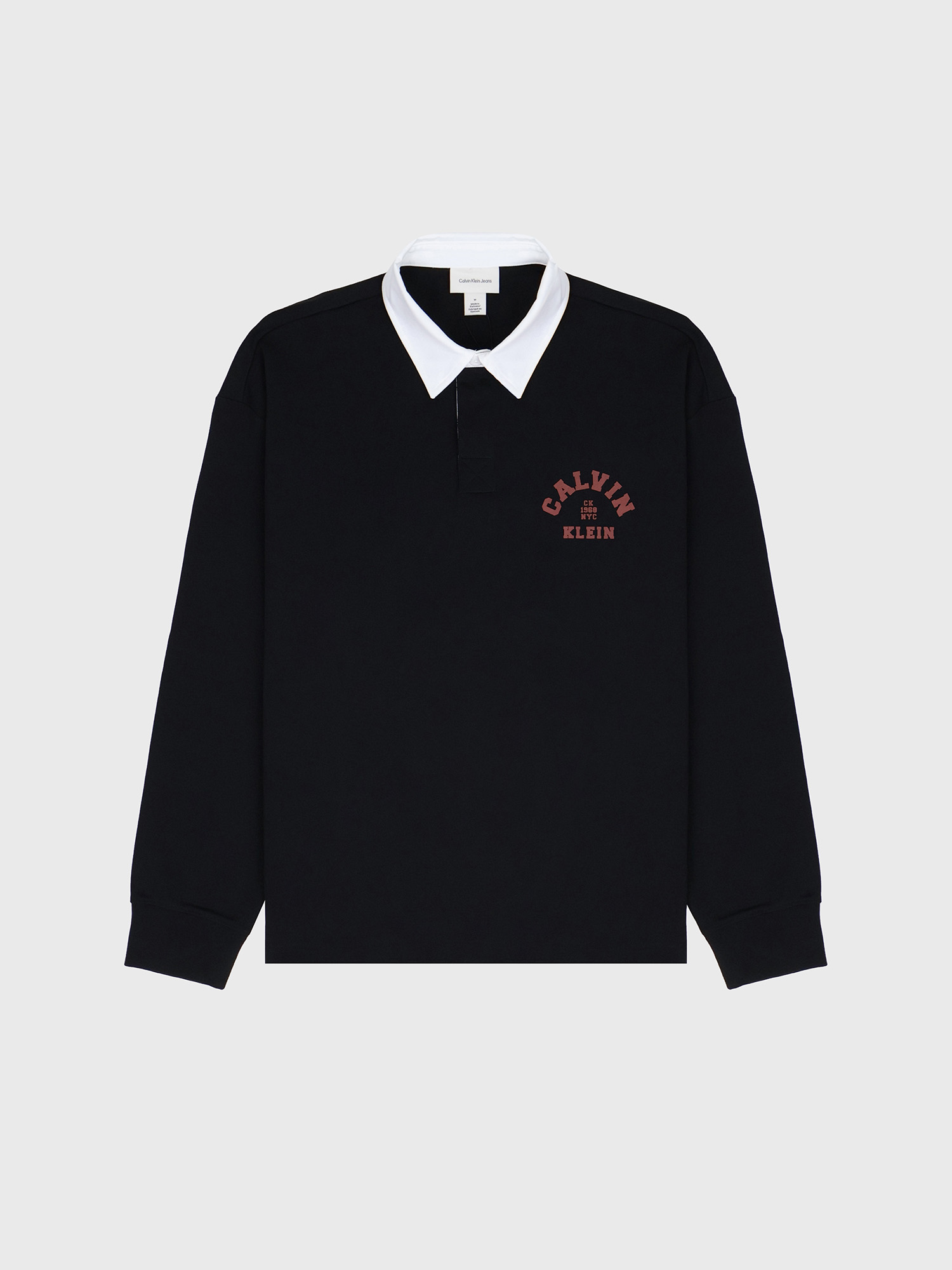 Поло Calvin Klein Varsity Logo Graphic Black